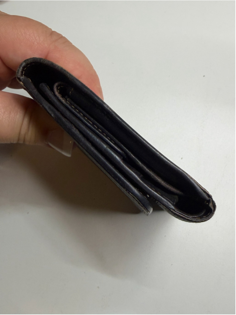 Women's Fendi Checkered Wallet One Size Brown and Black - Picture 2 of 9